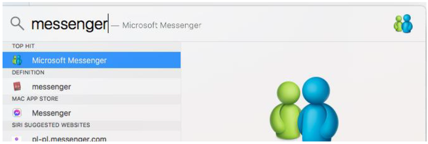 Faire une recherche sur Mac