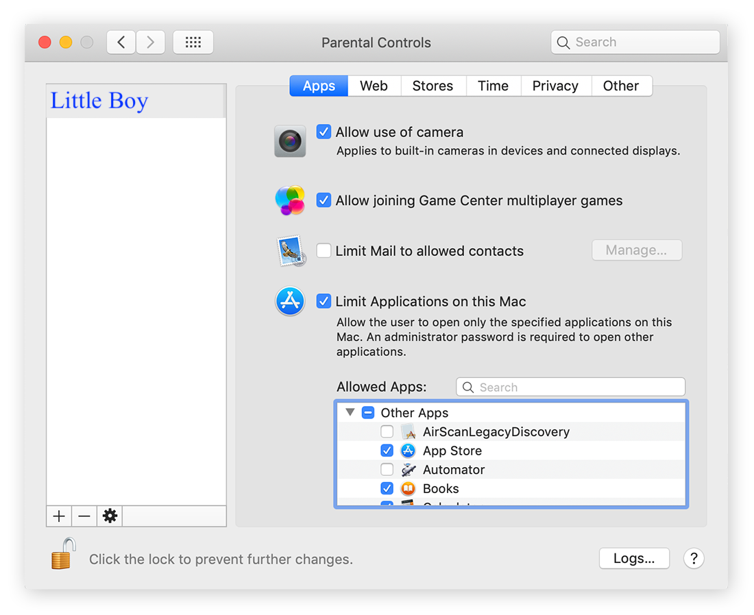 Contrôles Parentaux et Restrictions sur Apple